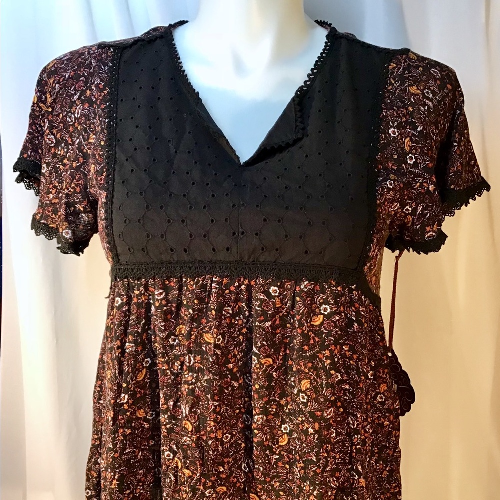 Women’s Knox Rose Boho Hippie Top size medium